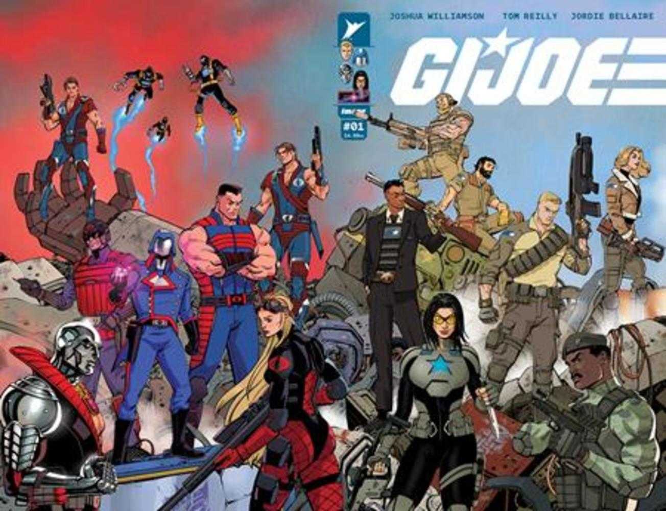 G.I. JOE #1 COVER A TOM REILLY WRAPAROUND