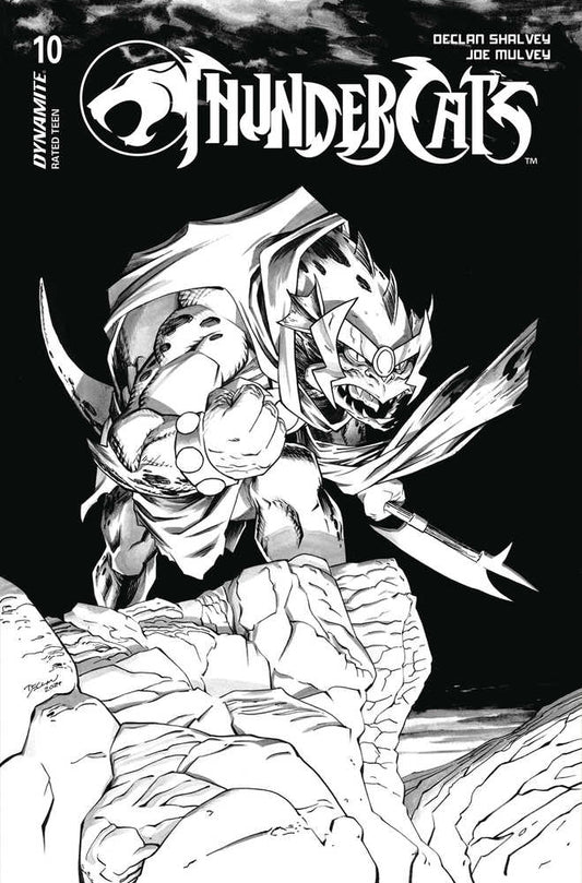 THUNDERCATS #10 COVER J 10 COPY VARIANT EDITION SHALVEY LINE ART