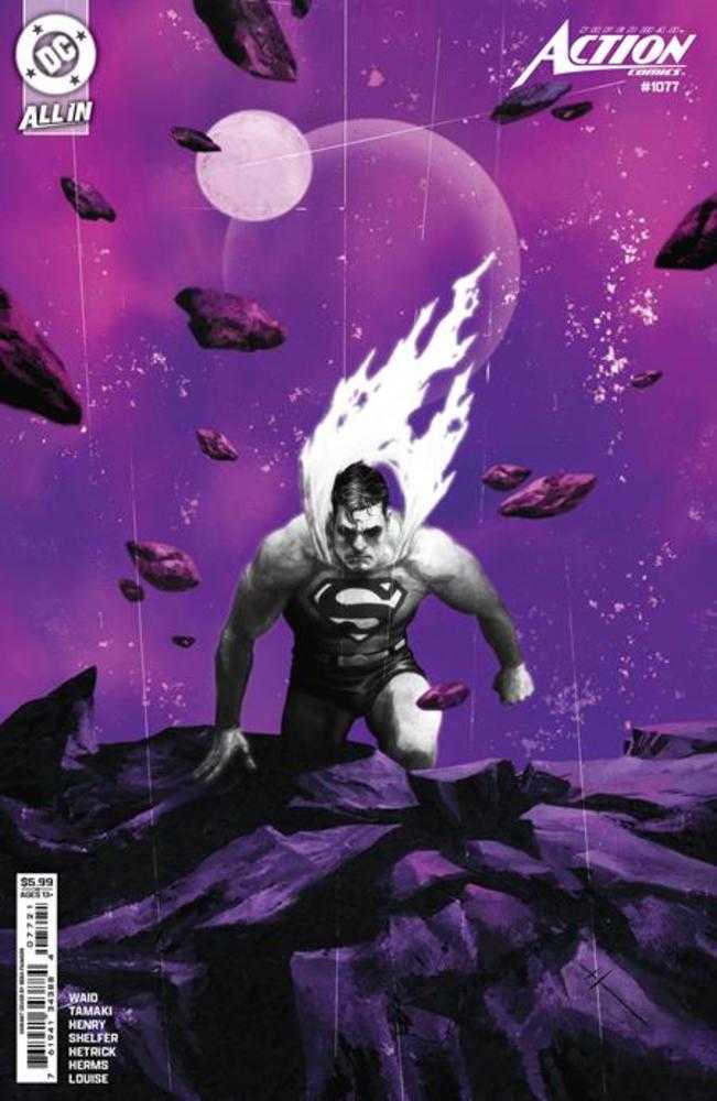 ACTION COMICS #1077 COVER B SEBASTIAN FIUMARA CARD STOCK VARIANT