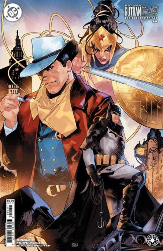 BATMAN GOTHAM BY GASLIGHT THE KRYPTONIAN AGE #6 (OF 6) COVER C EDWIN GALMON CARD STOCK VARIANT