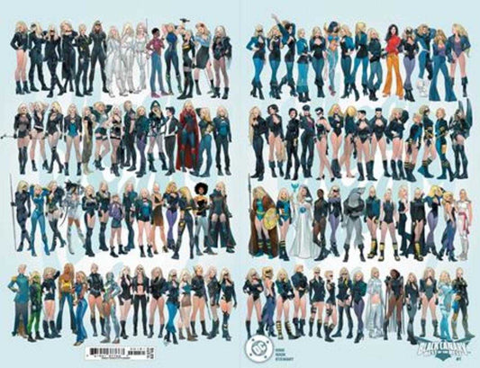 BLACK CANARY BEST OF THE BEST #1 (OF 6) COVER C OTTO SCHMIDT WRAPAROUND CARD STOCK VARIANT