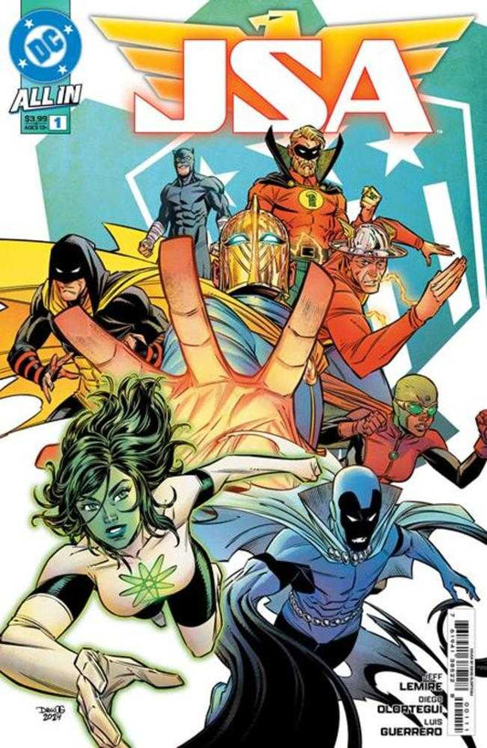 JSA #1 COVER A DIEGO OLORTEGUI