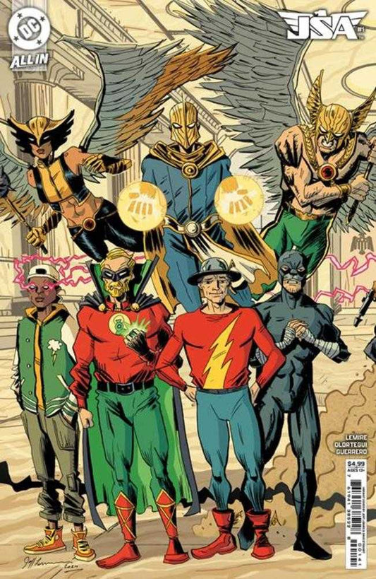 JSA #1 COVER D JEFF LEMIRE CARD STOCK VARIANT