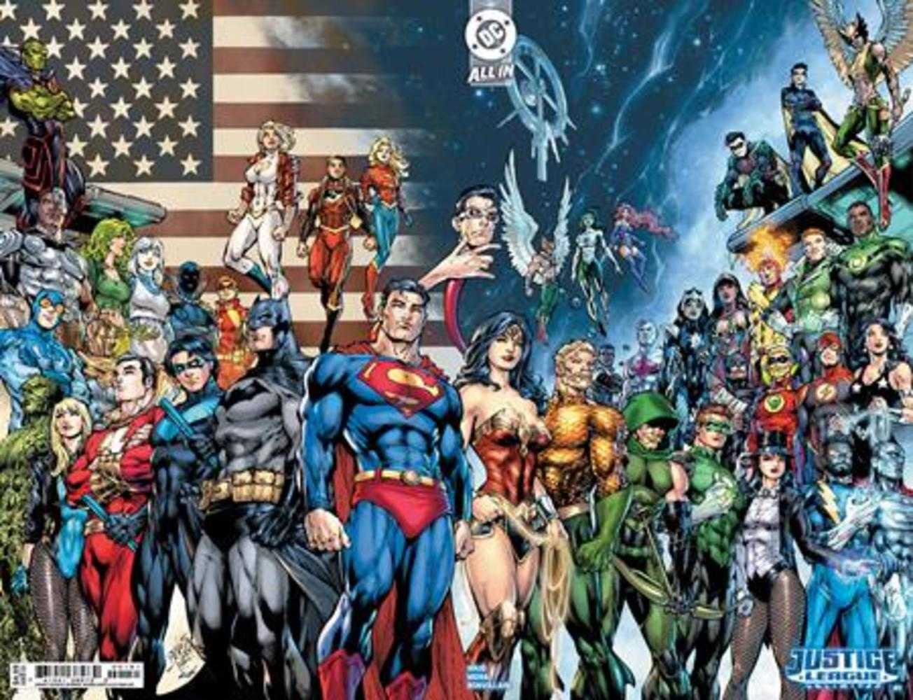 JUSTICE LEAGUE UNLIMITED #1 COVER E EDITION BENES WRAPAROUND CARD STOCK VARIANT