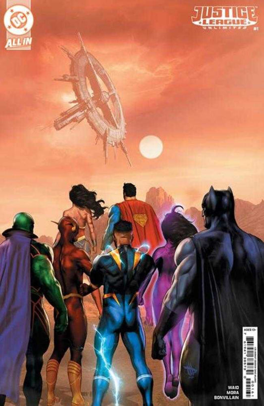 JUSTICE LEAGUE UNLIMITED #1 COVER I 1:25 DAVE WILKINS CARD STOCK VARIANT