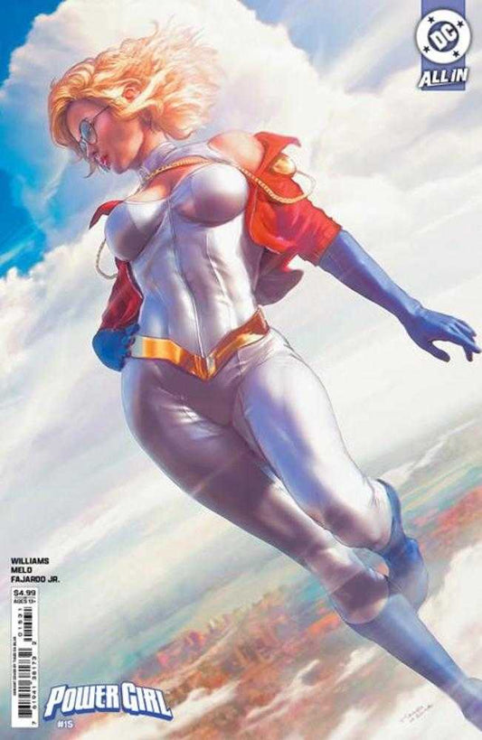 POWER GIRL #15 COVER C TIAGO DA SILVA CARD STOCK VARIANT