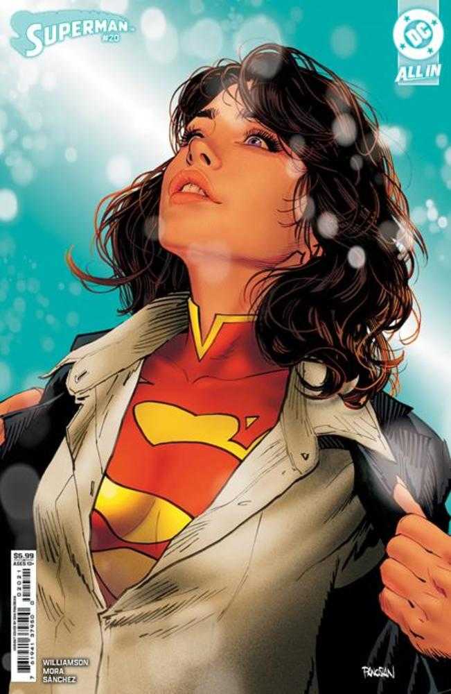 SUPERMAN #20 COVER B DAN PANOSIAN CARD STOCK VARIANT