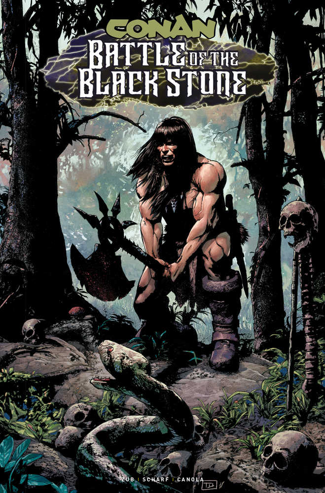 CONAN THE BARBARIAN BATTLE BLACK STONE #4 (OF 4) COVER A NACHLIK