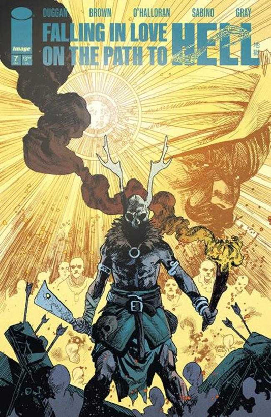 FALLING IN LOVE ON THE PATH TO HELL #7 COVER A GARRY BROWN (MATURE)