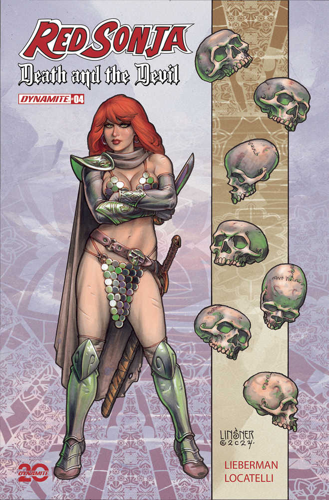 RED SONJA DEATH AND THE DEVIL #4 COVER A LINSNER