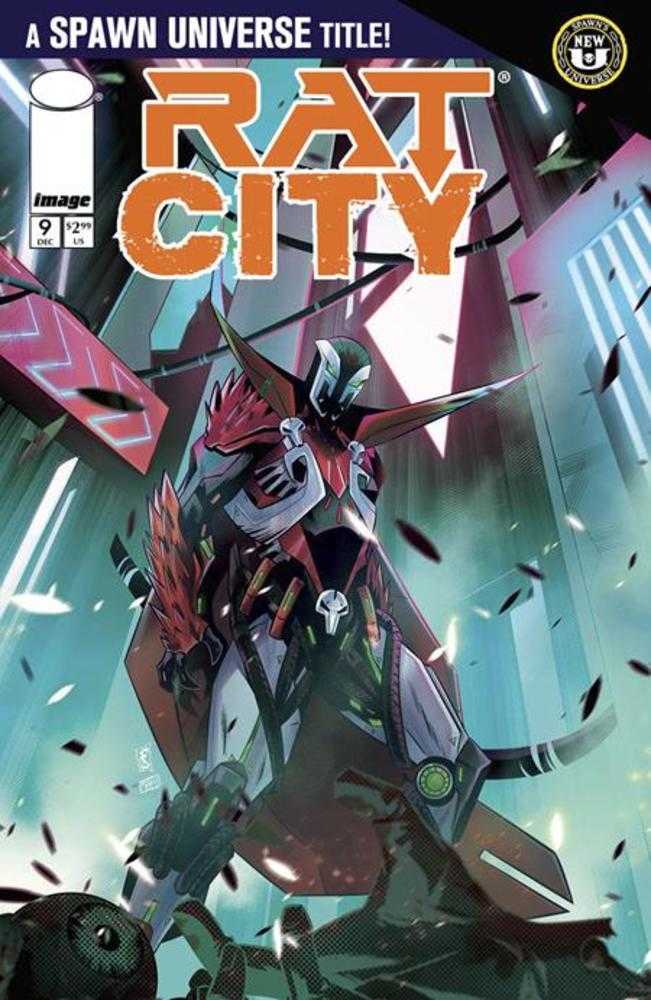 SPAWN RAT CITY #9 COVER A FEDERICO SABBATINI