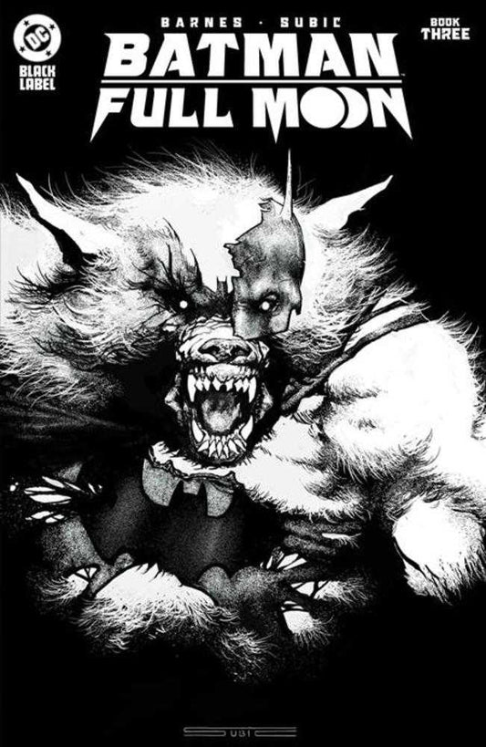 BATMAN FULL MOON #3 (OF 4) COVER A STEVAN SUBIC GLOW-IN-THE-DARK (MATURE)