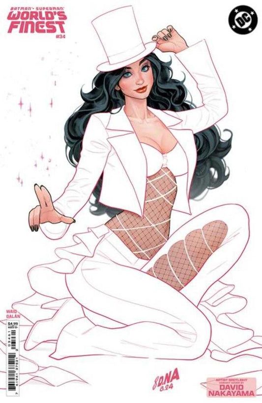BATMAN SUPERMAN WORLDS FINEST #34 COVER D DAVID NAKAYAMA ARTIST SPOTLIGHT CARD STOCK VARIANT