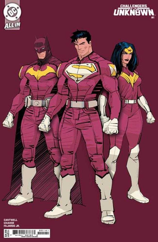 CHALLENGERS OF THE UNKNOWN #1 (OF 6) COVER D DAN MORA DESIGN CARD STOCK VARIANT