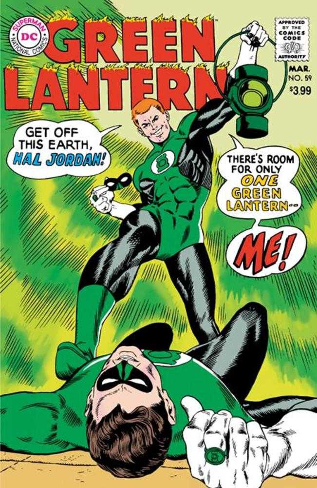 GREEN LANTERN #59 FACSIMILE EDITION COVER A GIL KANE & MURPHY ANDERSON