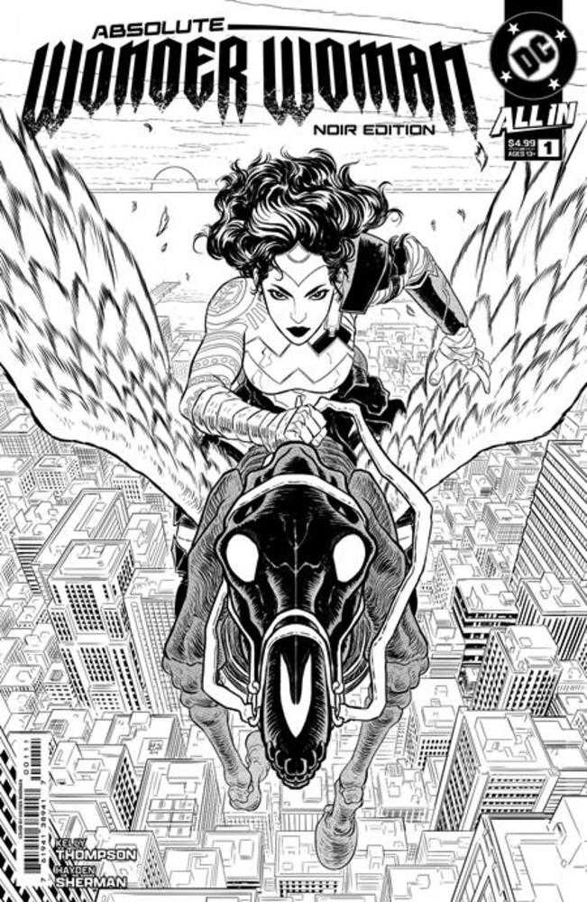 ABSOLUTE WONDER WOMAN NOIR EDITION #1 (ONE SHOT) COVER A HAYDEN SHERMAN