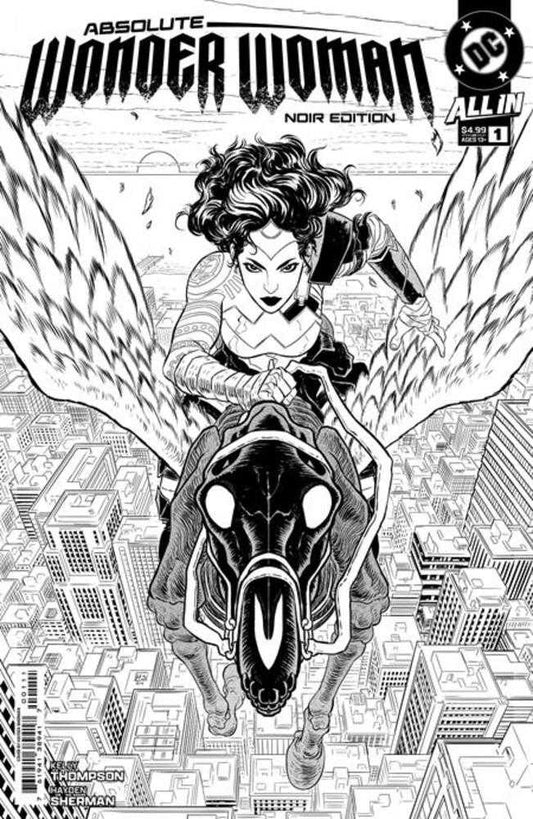 ABSOLUTE WONDER WOMAN NOIR EDITION #1 (ONE SHOT) COVER A HAYDEN SHERMAN