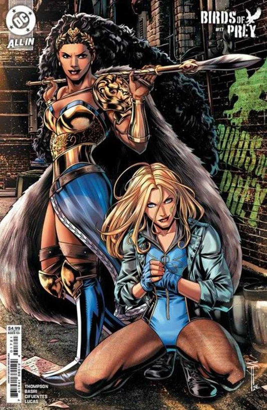BIRDS OF PREY #17 COVER B SERG ACUNA CARD STOCK VARIANT