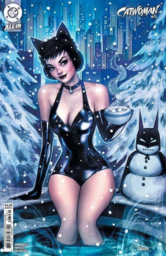 CATWOMAN #72 COVER D NATHAN SZERDY SWEATER WEATHER CARD STOCK VARIANT