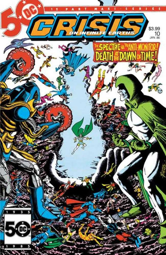 CRISIS ON INFINITE EARTHS #10 FACSIMILE EDITION COVER A GEORGE PEREZ