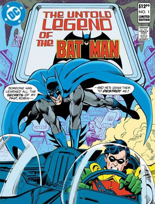 LIMITED EDITION THE UNTOLD LEGEND OF THE BATMAN #1 COVER A JOSE LUIS GARCIA-LOPEZ & DICK GIORDANO