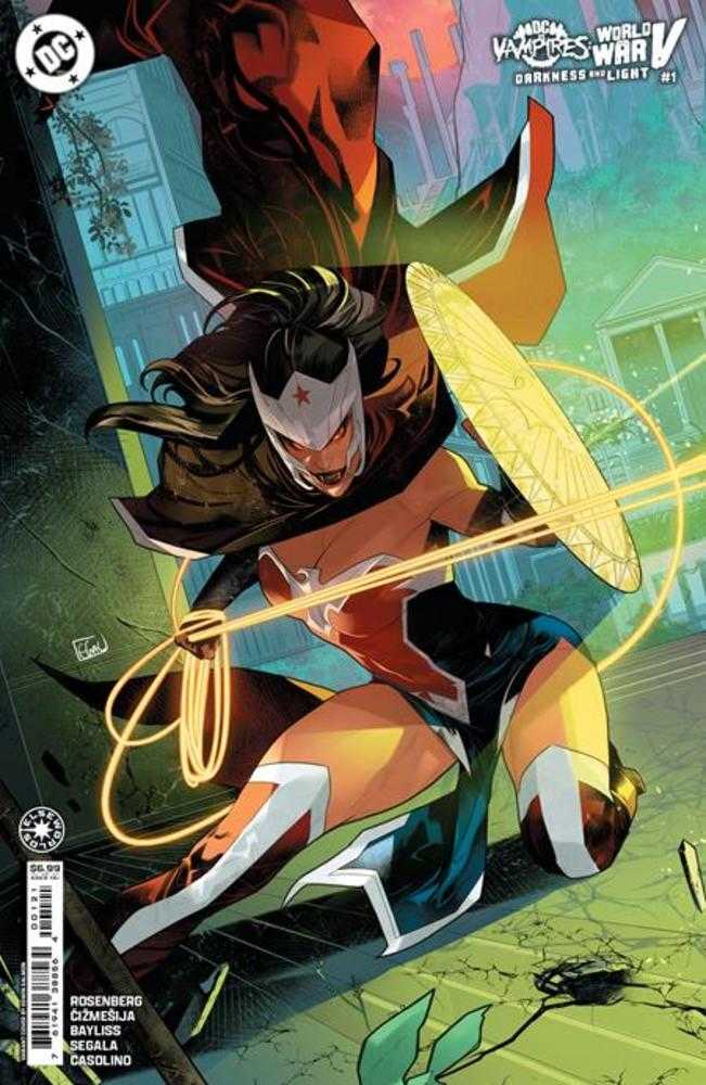 DC VS VAMPIRES WORLD WAR V DARKNESS AND LIGHT #1 (ONE SHOT) COVER B EDWIN GALMON CONNECTING CARD STOCK VARIANT