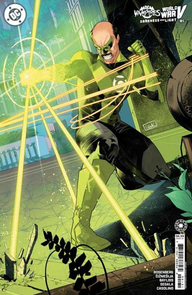 DC VS VAMPIRES WORLD WAR V DARKNESS AND LIGHT #1 (ONE SHOT) COVER C EDWIN GALMON CONNECTING CARD STOCK VARIANT