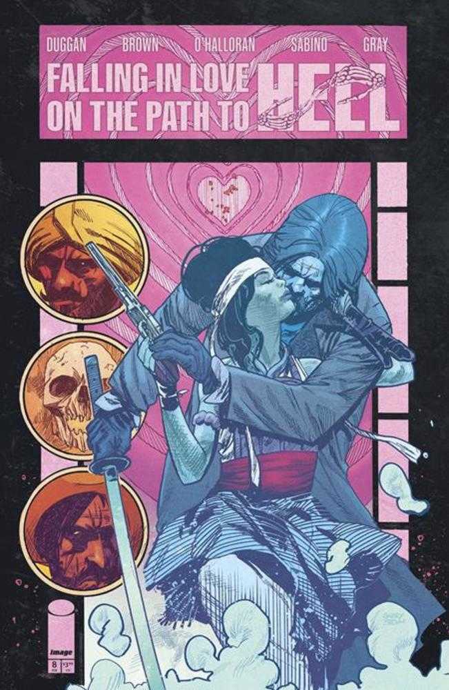 FALLING IN LOVE ON THE PATH TO HELL #8 COVER A GARRY BROWN (MATURE)