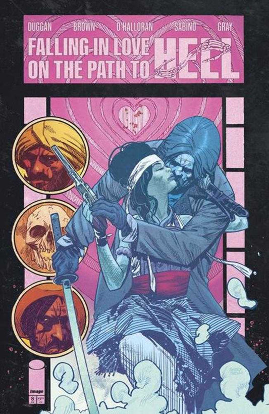 FALLING IN LOVE ON THE PATH TO HELL #8 COVER A GARRY BROWN (MATURE)