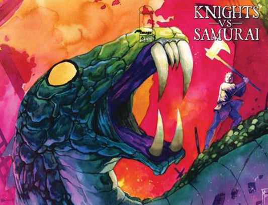 KNIGHTS VS SAMURAI #6 COVER A FEDE MELE WRAPAROUND