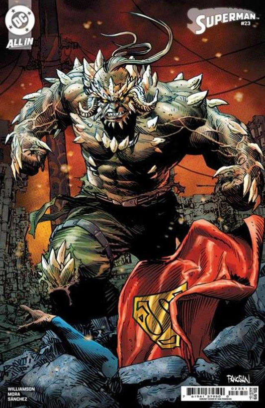 SUPERMAN #23 COVER C DAN PANOSIAN CARD STOCK VARIANT