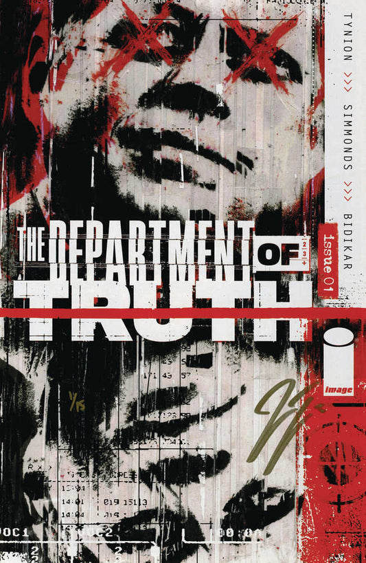 DF DEPARTMENT OF TRUTH #1 ULTRA LIMITED TYNION IV GOLD SIGNED