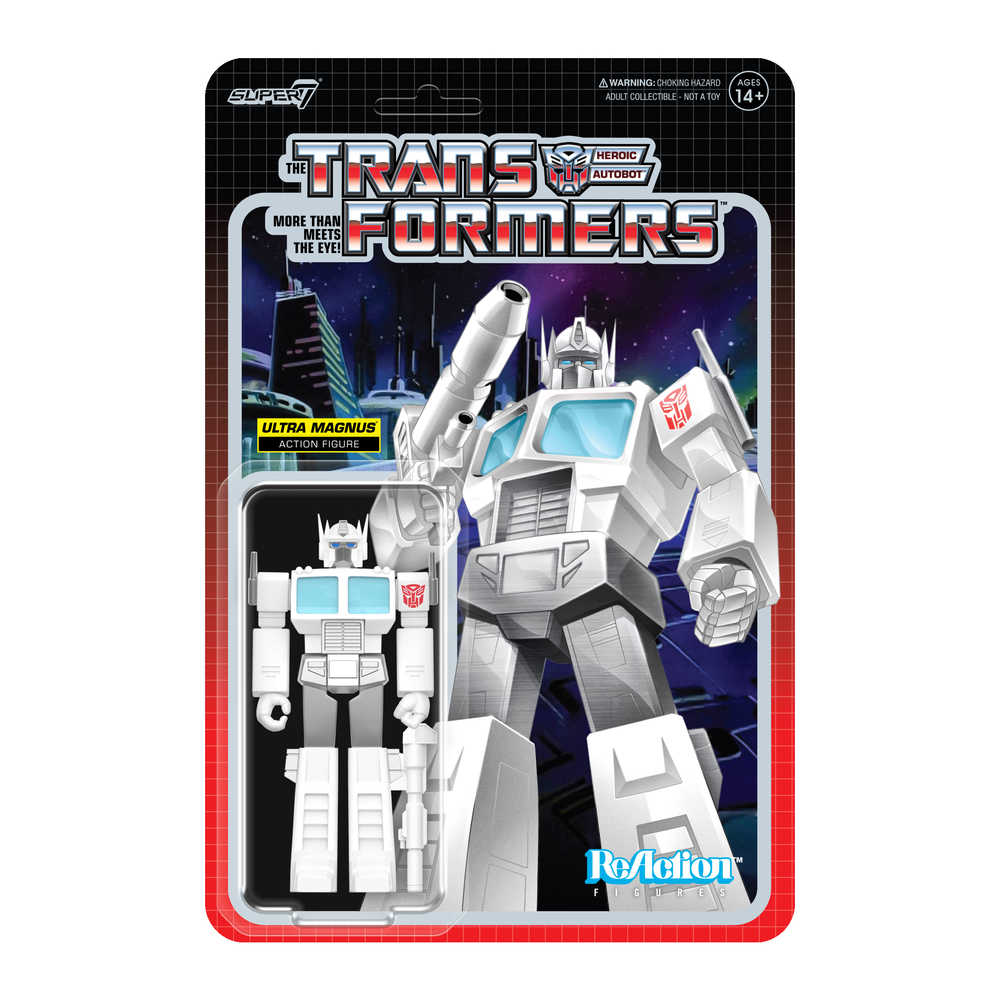 TRANSFORMERS REACTION WV8 OPTIMUS PRIME ULTRA MAGNUS ACTION FIGURE (NET