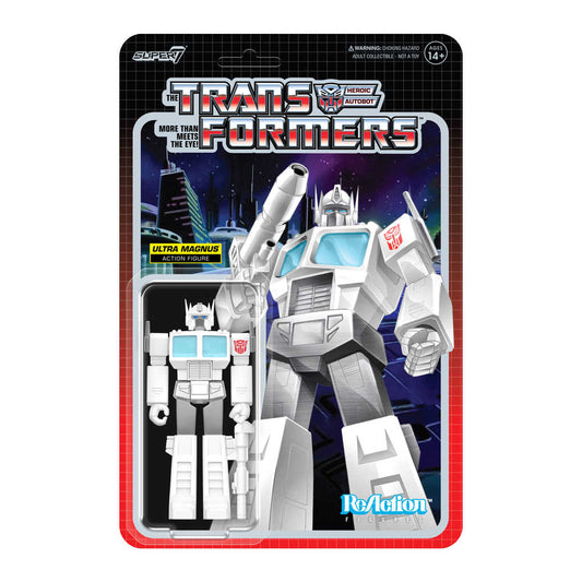 TRANSFORMERS REACTION WV8 OPTIMUS PRIME ULTRA MAGNUS ACTION FIGURE (NET