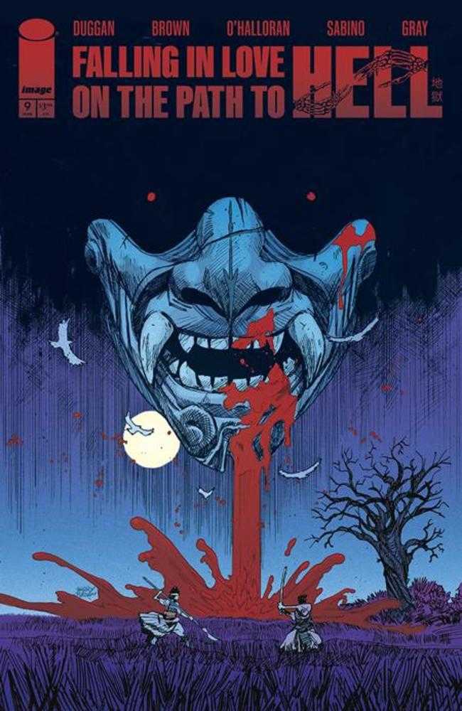 FALLING IN LOVE ON THE PATH TO HELL #9 COVER A GARRY BROWN (MATURE)