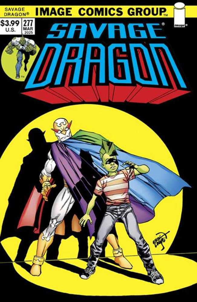 SAVAGE DRAGON #277 COVER B ERIK LARSEN 70S TRADE DRESS VARIANT (MATURE)