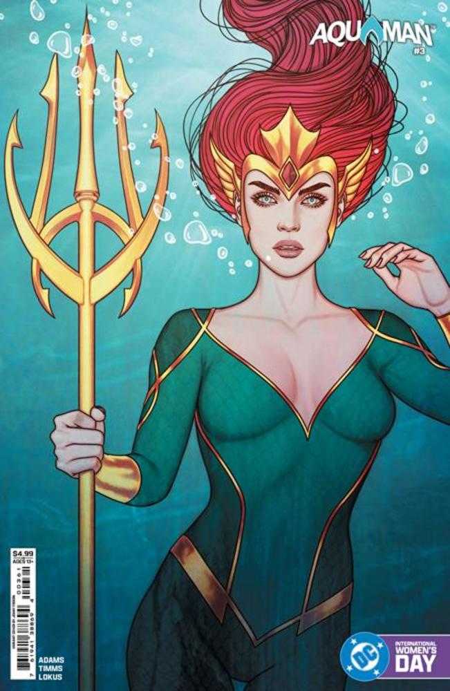 AQUAMAN #3 COVER E JENNY FRISON INTERNATIONAL WOMENS DAY MERA CARD STOCK VARIANT