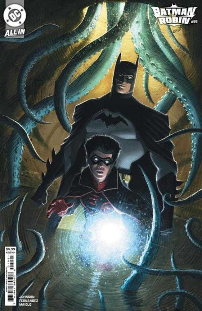 BATMAN AND ROBIN #19 COVER B JUAN FERREYRA CARD STOCK VARIANT