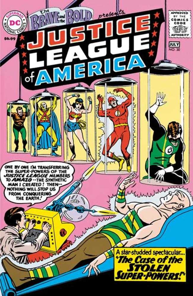 BRAVE AND THE BOLD #30 FACSIMILE EDITION COVER B MIKE SEKOWSKY & MURPHY ANDERSON FOIL VARIANT