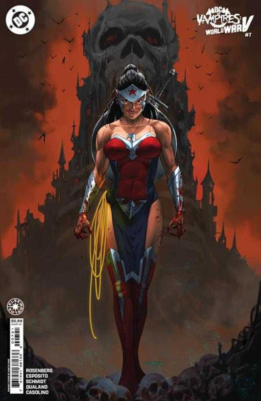 DC VS VAMPIRES WORLD WAR V #7 (OF 12) COVER B SANTA FUNG CARD STOCK VARIANT