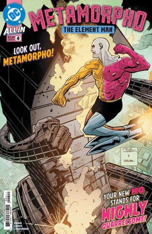 METAMORPHO THE ELEMENT MAN #4 COVER A STEVE LIEBER