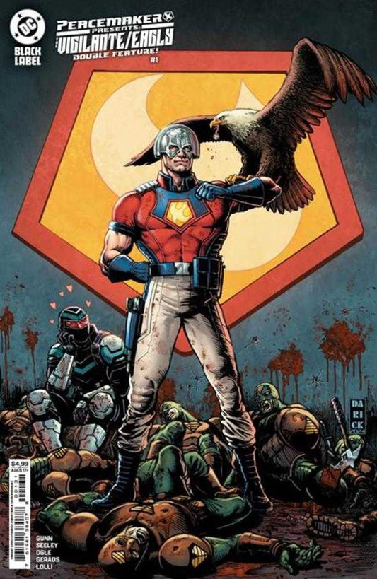 PEACEMAKER PRESENTS THE VIGILANTE EAGLY DOUBLE FEATURE #1 (OF 5) COVER C DARICK ROBERTSON CARD STOCK VARIANT (MATURE)