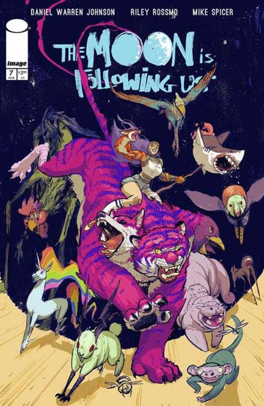 THE MOON IS FOLLOWING US #7 (OF 10) COVER A RILEY ROSSMO & MIKE SPICER
