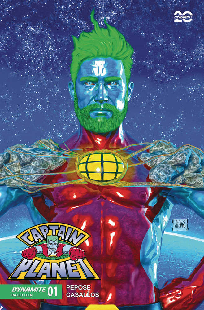 CAPTAIN PLANET #1 COVER A SPEARS