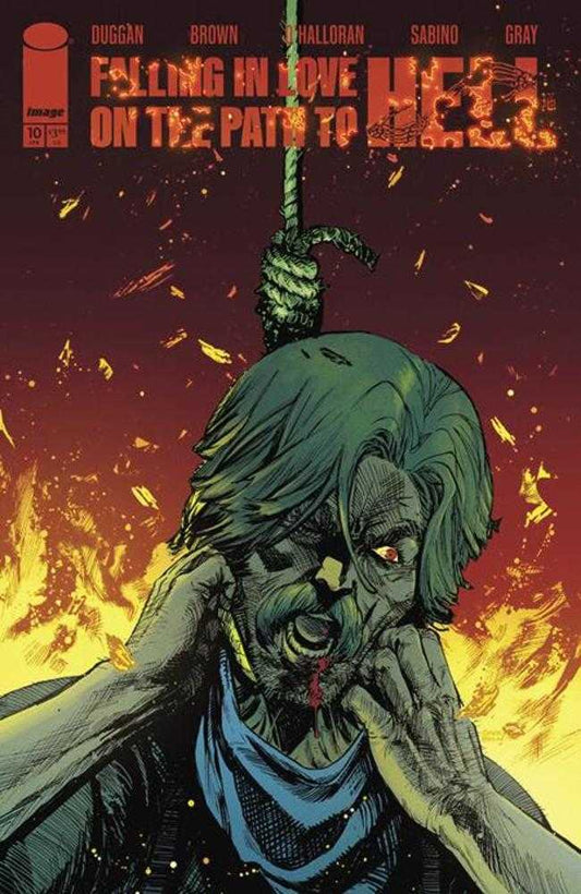 FALLING IN LOVE ON THE PATH TO HELL #10 COVER A GARRY BROWN (MATURE)