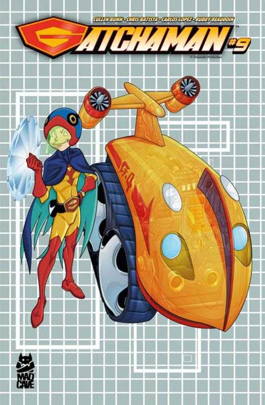 GATCHAMAN #9 COVER B CHRIS BATISTA  BLUEPRINT JINPEI AND G-4 VARIANT