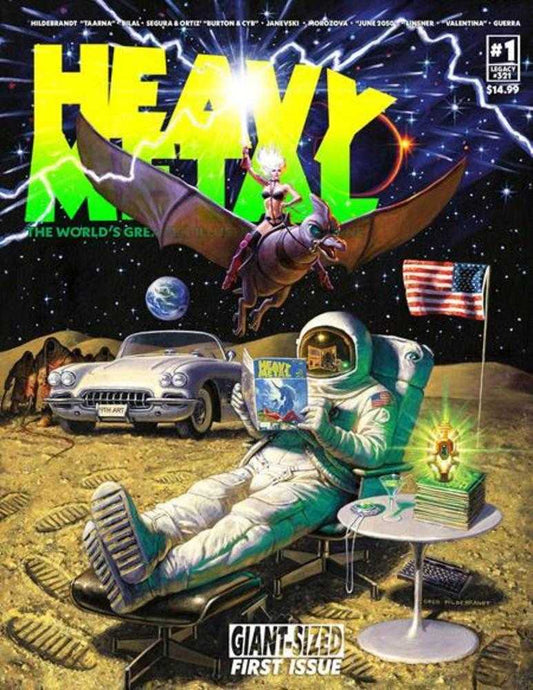 HEAVY METAL MAGAZINE #1 COVER A GREG HILDEBRANDT