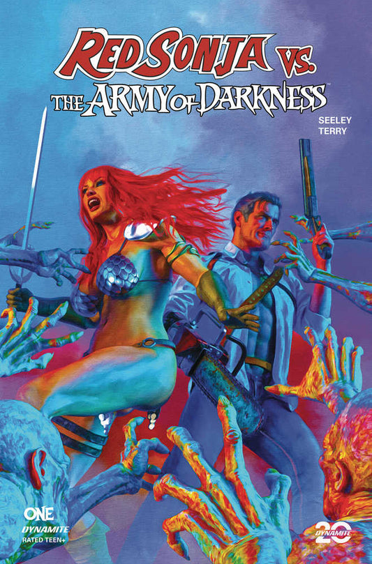 RED SONJA VS ARMY OF DARKNESS #1 COVER E SPEARS FOIL