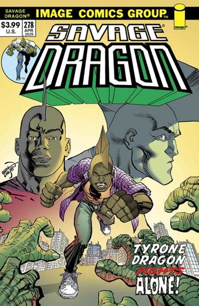 SAVAGE DRAGON #278 COVER B ERIK LARSEN 70s TRADE DRESS VARIANT (2026) Comic