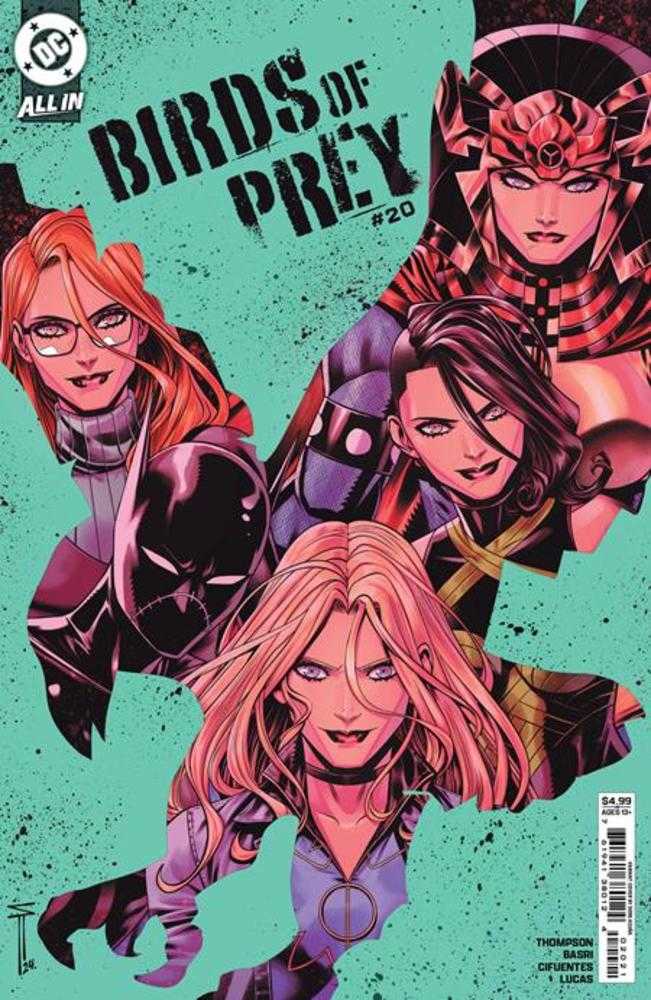 BIRDS OF PREY #20 COVER B SERG ACUNA CARD STOCK VARIANT